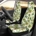 thumbnail image 3 of Haiem Green Hawaii Palms Printed Car Seat Covers Set of 2, Universal Fit Car Seat Covers,Protective Seat Covers,Comfortable Car Seat Covers, Easy Installation Seat Covers, 3 of 8
