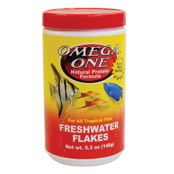 Omega One Freshwater Fish Flakes 5.3 oz