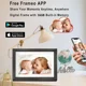 thumbnail image 3 of Frameo Digital Picture Frame 10.1Inch 32GB Smart WiFi Digital Photo Frame with 1280x800 IPS HD Touch Screen For Family Gift, 3 of 5
