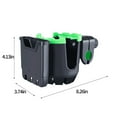 thumbnail image 3 of Universal Cup Holder with Phone Mount | 2-in-1 Adjustable Caddy for Stroller, Bike, Wheelchair & Scooter | 360° Rotating Clamp for 0.55-1.7 inch Bars | Fits Phones & Drink Bottles | 1-Pack, 3 of 7