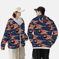 thumbnail image 4 of Lsque Bowling Ball And Flame UPF 50+ Lightweight Sun Protection Men's Women's Long Sleeve Shirt, Hoodie Performance -X-Large, 4 of 9