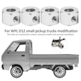 thumbnail image 6 of Aluminum Alloy Material RC Expansion Adapter, RC Car Combiner, 5mm To 12mm Aluminum Alloy Expansion Adapter Hub Combiner Coupler, For WPL D12RC Truck, 6 of 8