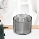 thumbnail image 3 of Porta brochas de maquillaje Organizador de brochas de maquillaje Base giratoria de 360 ​​grados Almacenamiento de escritorio Negro transparente, 3 of 5