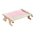 thumbnail image 3 of Cat Window Perch Lounge Hamaca Kitten Cat Bed Steady Wooden Para Gatos De Interior Gray Pink PawPattern Sunnimix Percha para ventana de gato, 3 of 8