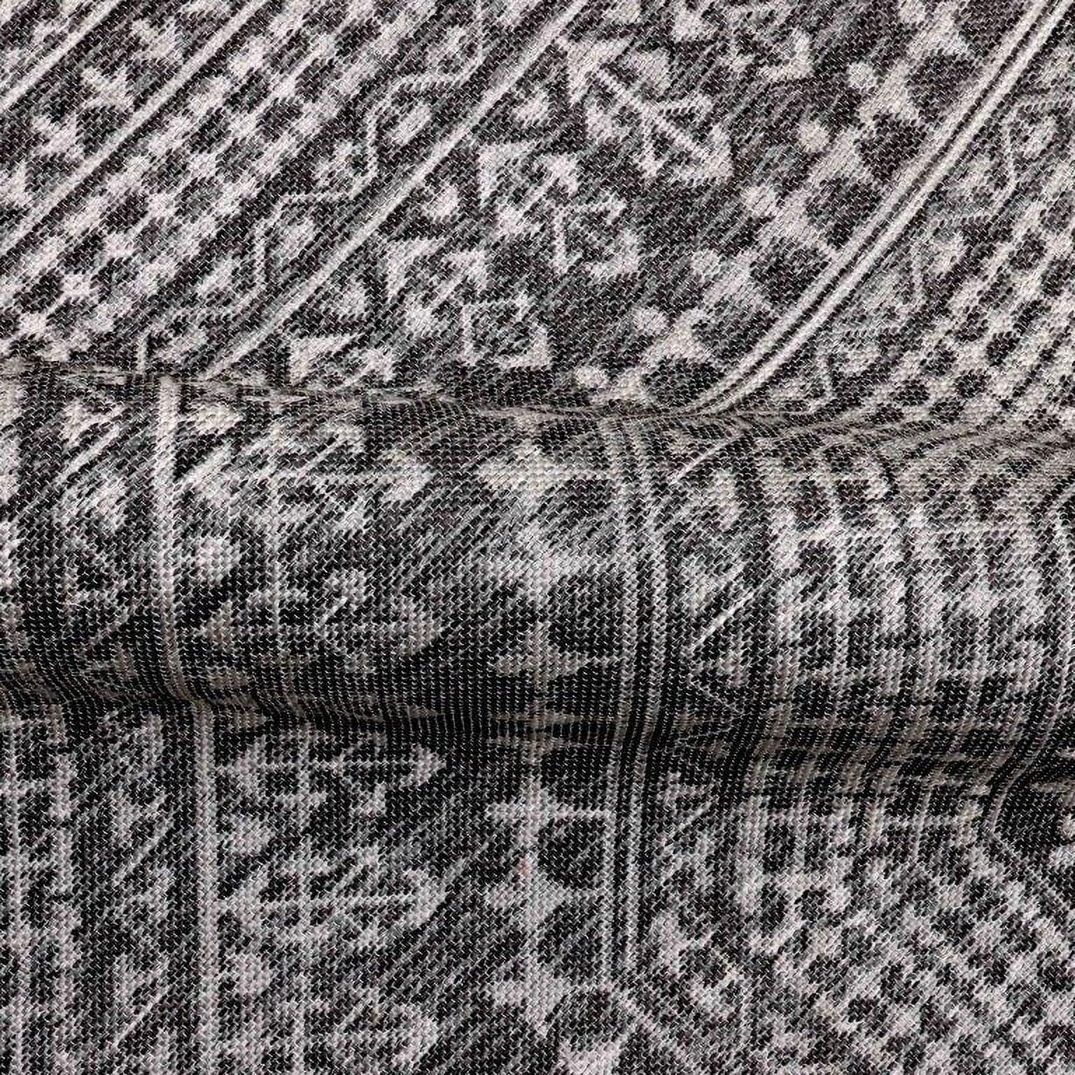 Better Homes & Gardens,  5'x7' Grey Reversible Indoor/Outdoor Rug