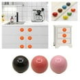thumbnail image 3 of Inteprter Lindos pomos de cerámica para puertas de 5 piezas que añaden color a cualquier habitación, tiradores fáciles de instalar y operar Decoración del hogar Verde trompeta, 3 of 6