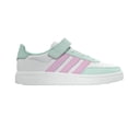 thumbnail image 2 of Tenis Casual Adidas Breaknet 2.0 EL K Blanco/Verde/Rosa IF6207 Niña 19 cm, 2 of 4