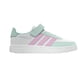 thumbnail image 2 of Tenis Casual Adidas Breaknet 2.0 EL K Blanco/Verde/Rosa IF6207 Niña 17 cm, 2 of 4