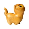 thumbnail image 4 of deevoka Cat Statue Wood Figurine Mini Artwork Gift Collection Kitty Sculpture Tabletop Ornament for Hallway Housewarming Desk Bedroom B, 4 of 9