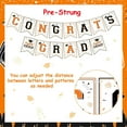 thumbnail image 6 of JOYMEMO Graduation Party Decorations 2024 Orange and Black - Congrats Grad Banner Cake Topper with Cupcake Toppers, Class of 2024 Hanging Swirls, Graduation Party Supplies, 6 of 7