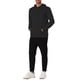 thumbnail image 2 of SUDADERA CON CAPUCHA INSPIRADA CHIC PARA HOMBRE DE MANGAS LARGAS SÓLIDA CON CORDÓN PULLOVER 2XL NEGRO OSCURO, 2 of 7