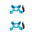 thumbnail image 2 of Vogacara Torre de choque frontal para 1/14 LC Style Torre de choque delantero para 1/14 LC RC Car S Performance Made blue azul 2Conjunto, 2 of 6