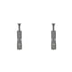 thumbnail image 1 of Naiovety Molinillo de pimienta con botón de pulgar, molinillo de especias de sal de acero inoxidable, herramienta de molienda portátil desembolso de primavera y plata 2piezas, 1 of 6