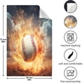 thumbnail image 3 of SKYSONIC Baseball Kitchen Towels, 18 x 28 Inch Super Soft and Absorbent Dish Cloths for Washing Dishes, 6 PCS Reusable Multi-Purpose Microfiber Hand Towels for Kitchen, 3 of 7