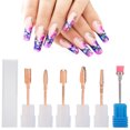 thumbnail image 4 of Cabezal De Pulido De Uñas De Aleación De Tungsteno, Cabezal De Lijado De Uñas, Gira Hacia Adelante Y Hacia Atrás Esmalte De Uñas De Moda Exquisita Tienda De Manicura, 4 of 8