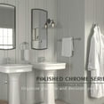 thumbnail image 5 of Marmolux Acc Bathroom Hardware Accessories Set, Stainless Steel, Wall Mounted - Includes Towel Bar, Hand Towel Ring, Toilet Paper Holder, Towel Hook, 4 Count, 5 of 9