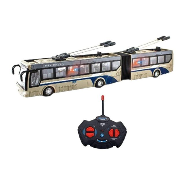 Autobús escolar RC Autobús de control remoto Coche de control remoto a escala 1:32 oro largo
