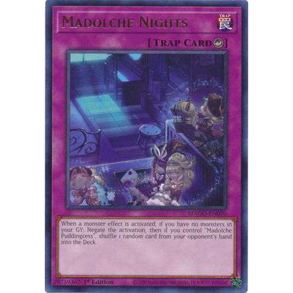 YuGiOh Maximum Gold Rare Madolche Nights MAGO-EN070