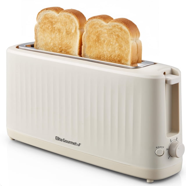 Tostadora Elite Gourmet ECT2517C Slim para 2 Rebanadas con Ranura de 3.8 cm