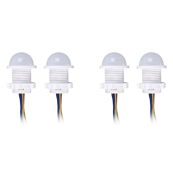 4PCS Smart PIR Sensor Detector Switch 110V 220V Human Body Infrared Motion Sensor Indction Auto on Off Light Switches