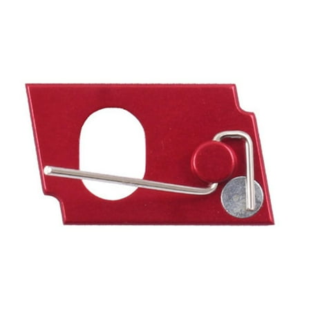 BETOR Recurve Bow Magnetic Arrow Rest Aluminum Alloy Arrow Mounting Side for Pads Red