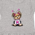 thumbnail image 4 of Inktastic Love Bug Yorkie Girls Toddler Dress, 4 of 5