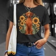 thumbnail image 2 of Cute Sunflowers Rhodie Dog Lover TShirt, 2 of 4