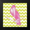 thumbnail image 2 of Wild Apple Portfolio 12x12 Black Modern Framed Museum Art Print Titled - Bright Menagerie Toucan, 2 of 5