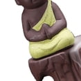 thumbnail image 1 of Quemadores de incienso de reflujo BuyWeek lindo adorno de monje pequeño, 1 of 5