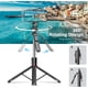 thumbnail image 4 of Trípode con palo selfie de 67 pulgadas para  con  remoto, soporte para teléfono y tornillo de 1/4 de pulgada, trípode extensible esencial de viaje para teléfono celular, cámara, soporte, 4 of 7