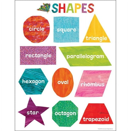World of Eric Carle Shapes Chart 17x22 [CD114297] [CD114297]