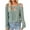 Green, variant on XFLWAM Cold Shoulder Tops for Women Casual Long Sleeve Tunic Tops Square Neck Cut Out Shirts Solid Color Loose fit Blouse Black S