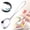 Z-1-A, variant on Square Head Spoons, Spoons Silverware, Sugar Spoon, Soup Spoon, Stainless Steel Spoons, Small Serving Spoons, Heavy Duty Spoons, Table Spoons, Small Tea spoons 6.1x1.5 Inch 1Pcs