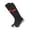 Black2, variant on PLHWHYQ Kids Crew Athletic Socks, Terry Cushioned Warm Football Socks, Breathable Moisture-Wicking Long Sport Socks for Boys Girls, Back To School Red1 7-12 Years