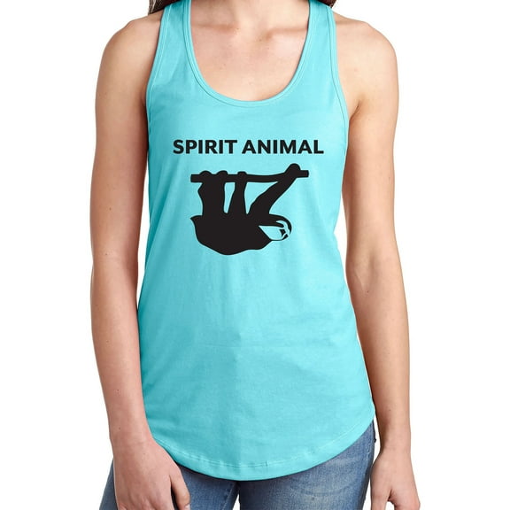 Spirit Animal Sloth Racerback Tank