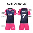 thumbnail image 4 of Football Jersey Kids Personalized Soccer Jersey Set Custom Polyester Soccer Uniform Breathable Training Football Uniform For Boy, 4 of 6