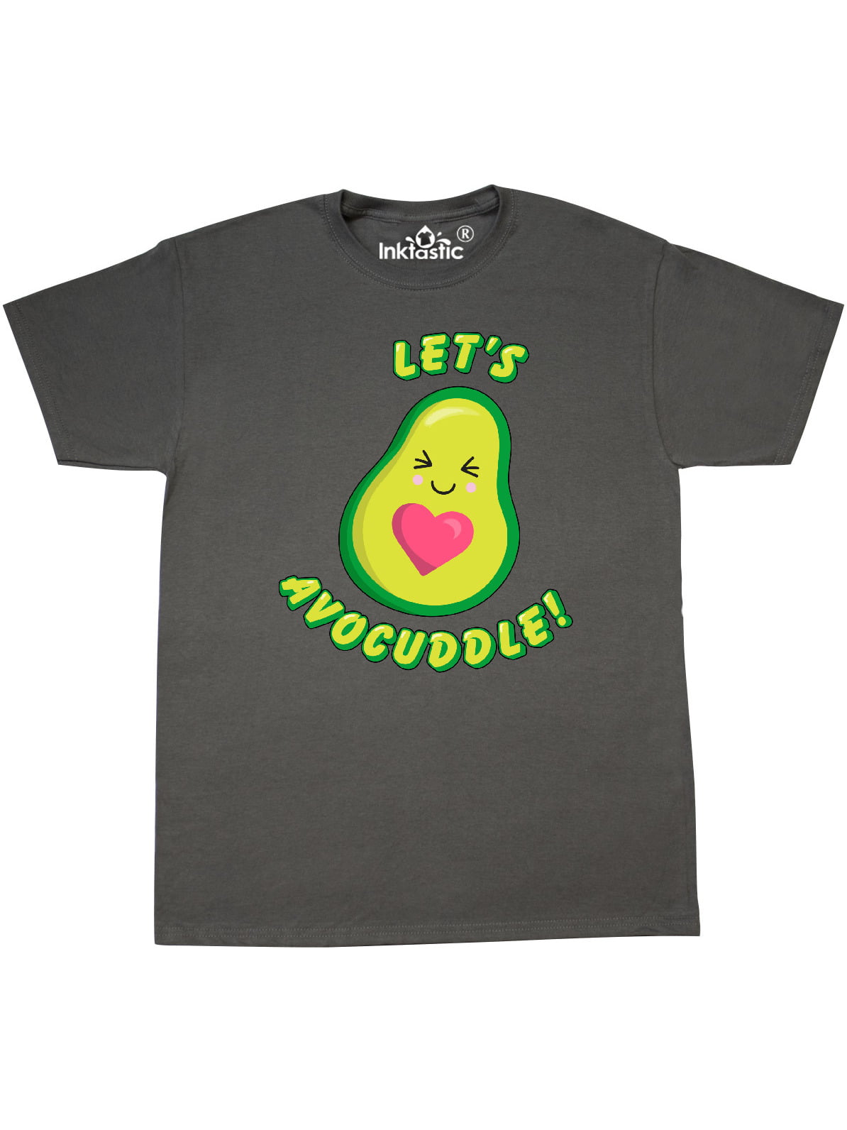 INKtastic - Let's Avocuddle Cute Avocado with Heart T-Shirt - Walmart ...