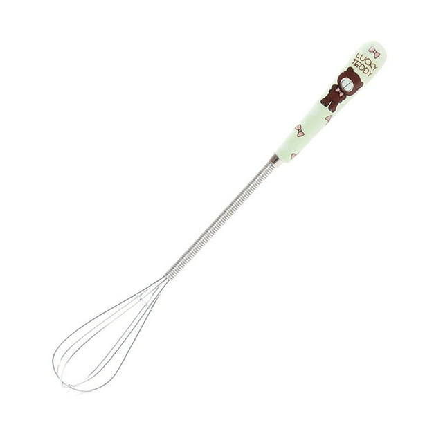 Egg Beater 2 Kitchen Tool for Mixing and Whisking in Stainless Steel - Manual Mini Garget Beater with Durable Steel Construction for Everyday Cooking and Dining