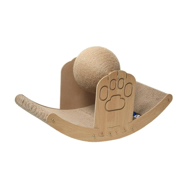 Almohadilla para rascar gatos, rascador para gatos con bola rascadora para gatos de sisal, patas de molienda Estilo D Yuyangstore Bloc de notas