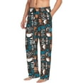 thumbnail image 6 of Susaid Coffee Lover Print Print Mens Pajama Pants Set Sleep & Lounge Pants, PJ Bottoms with Pockets and Button Fly-3X-Large, 6 of 6