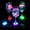 Multicolor, variant on LED Coaster- 4 Pcs LED Sticker Lights- LED Bottle Lights Cup Holder Lights Car Coasters Light Up Coaster For Wine Liquor Bottle- Drinks Party- Bar Party.
