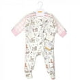 thumbnail image 2 of Hudson Baby Infant Girl Cotton Zipper Sleep and Play 3pk, Enchanted Forest, 3-6 Months, 2 of 2