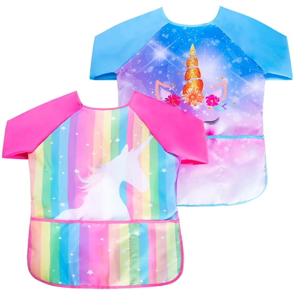 Art Smock for Kids Waterproof Artist Painting Smocks Toddler Painting Apron