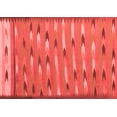 thumbnail image 1 of Ahgly Company Indoor Rectangle Abstract Red Contemporary Area Rugs, 2' x 5', 1 of 4