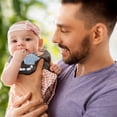 thumbnail image 4 of HAOAN Baby Teething Toys, Silicone Baby Teether Pacifier Clip for 0-6 6-12 Months (Blue), 4 of 7