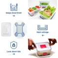 thumbnail image 4 of 8  Food Storage Containers Set, Microwave and Freezer Safe, Little Big Box, 4 of 8