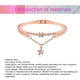 thumbnail image 5 of EeaseMX Pulsera creativa de estrella con cadena de cristal de aleación, joyería vintage para mujeres y niñas (oro rosa), 5 of 7