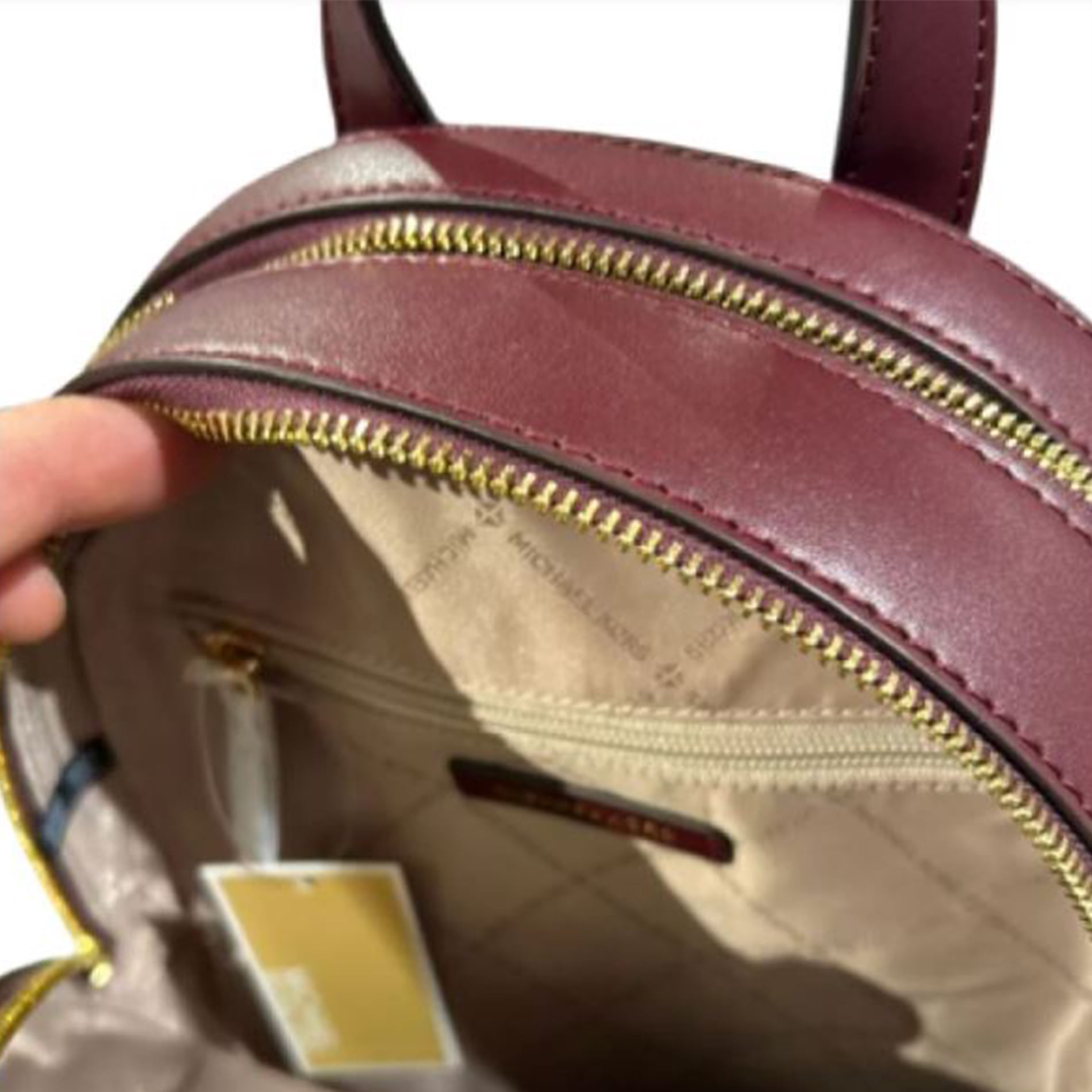 Michael Kors Abbey Jaycee Medium Large Bookbag, Light Powder 