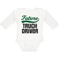 thumbnail image 3 of Inktastic Future Truck Driver Boys Long Sleeve Baby Bodysuit, 3 of 5
