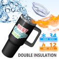 thumbnail image 3 of Perfect Grandpa Gift Idea, 40oz Insulated Tumbler with Handle, Best Grandpa Ever Cup for Fathers Day Birthday Christmas from Grandkids, 3 of 5